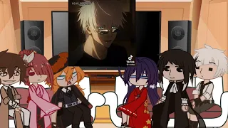 BSD react to Dazai,Kyouka, Akutagawa and Atsushi as Gojo, Nobara, Megumi and Itadori||Request