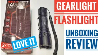 GearLIght TAC LED Flashlight UNBOXING & REVIEW  SELLING FLASHLIGHT