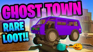 FINDING THE RAREST ITEMS In THE *GHOST TOWN* In A dusty trip - Roblox