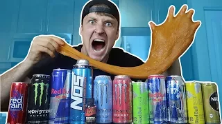 INSANE EDIBLE ENERGY DRINK SLIME!! (DO NOT ATTEMPT)