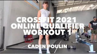 CrossFit Games 2021 Online Qualifier  Workout 1 Boys 14-15