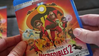 Unboxing THE INCREDIBLES 2 - Blu-Ray + DVD + Digital HD Disney Pixar