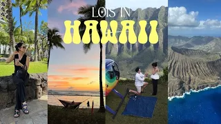 Hawaii Travel Vlog🌺 | first time exploring Oahu, things to do, best places to eat & I got engaged!