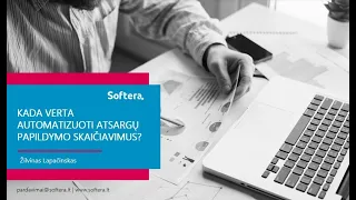 Webinaras. Kada verta automatizuoti atsargų papildymo skaičiavimus?