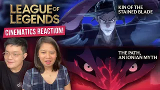 League of Legends Cinematics Reaction - Kin of the Stained Blade & The Path, An Ionian Myth