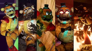 FNAF Security Breach - All Bosses like Freddy Suit