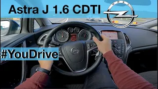 Opel Astra 1.6 CDTI (100 kW) POV Test Drive + Acceleration 0-170 km/h