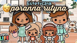 ESTETYCZNA PORANNA RUTYNA W TOCA BOCA ⛅️🧸 | TOCA BOCA HISTORYJKI PO POLSKU