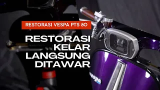 Final Part | Restorasi Kelar, Langsung Ditawar | Full Restorasi Vespa PTS 80 Dark Purple Racing Look