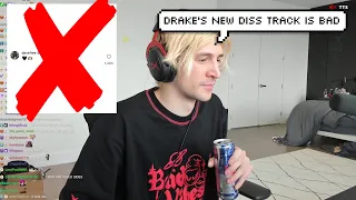 xQc says Drake's New Diss Track is Bad