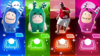 Oddbods Team - Fuse Vs Pogo Vs Zee Vs Skibidi Dop Yes Yes | Tiles Hop EDM Rush