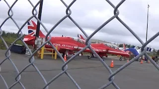 RAF Red arrows begin their North American tour in Halifax