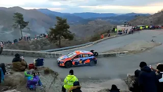 rally Montecarlo 2023 ,ES15, 17 col st roch, Lucerame lantosque