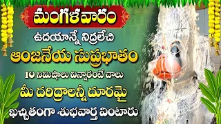 మంగళవారం హనుమాన్ సుప్రభాతం  వింటే నిత్యం ధనవంతులగా వర్దిల్లుతారు  || HANUMAN SUPRABHATHAM 2024