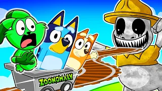 Hoppy & Bluey Escape FROM A CART RIDE INTO ZOONOMALY!