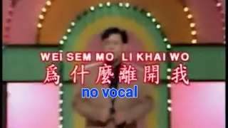 为什么离开我 Wei Shen Me Li Kai Wo 伴奏 karaoke 庄学忠 Zhuang Xue Zhong