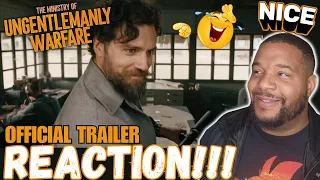 "LOOKS LIKE FUN!!!" | THE MINISTRY OF UNGENTLEMANLY WARFARE (OFFICIAL TRAILER) | REACTION!!!