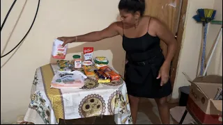 COMPRAS DO MÊS MORANDO SOZINHA NA ROÇA