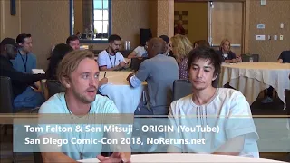 Origin Q&A with Tom Felton & Sen Mitsuji (SDCC 2018)