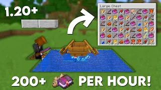 Minecraft EASIEST Fish Farm 1.20+ | AFK & Insane loot!