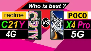 realme c21y vs poco x4 pro