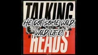Talking Heads - Wild Wild Life ( Lyrics Video )
