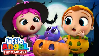 🎃Serunya Pakai Kostum di Malam Halloween!🎃Lagu Anak | Little Angel Bahasa Indonesia