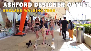 🇬🇧 Walking in Ashford Designer Outlet 4K, England