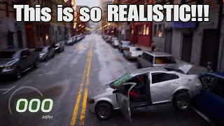 THIS IS SO REALISTIC!!! The Matrix Awakens | Unreal Engine 5 Crash Physics Test