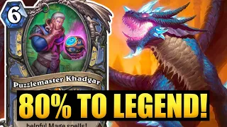 🧙EASY 80% To Legend! | My Chadgar Tempo Mage Is LIT!