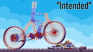 Breaking Poly Bridge 3 by Making a Working Bicycle