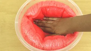 Como hacer SLIME ESPONJOSO y CRUNCHY SLIME sin borax, almidon  FLUFFY SLIME