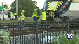 Young father of 4 killed after vehicle collides with Brightline train