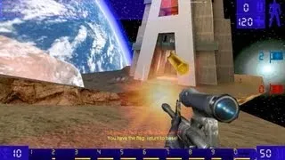 Unreal Tournament GOTY CTF online gameplay on Facing Worlds map