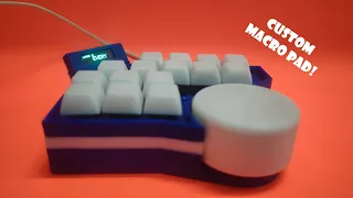 Tua Board Teaser || Macro Pad || Arduino Pro Micro, Cherry MX Blues, OLED Display, Rotary Encoder ||