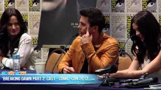 Breaking Dawn Part 2 Comic Con 2012 Panel #2 - Jackson Rathbone, Ashley Greene, Kellan Lutz