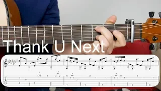 Learn to Play - thank u, next (Ariana Grande) - Fingerstyle Guitar Tutorial