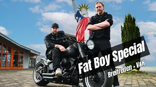 Bike Farm - Harley Davidson FAT BOY Special / Fetter Reifen und brachialer Sound!