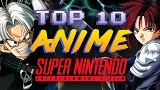 TOP 10: MEJORES JUEGOS basados en ANIME 🉐 DESCONOCIDOS en SUPER NINTENDO  Super Famicom - SNES