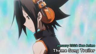 "SHAMAN KING FLOWERS" Theme Song Trailer. New anime starts January 9, 2024.