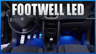 Peugeot 207 - Footwell LED Lighting