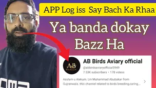 Ya Banda Dokay Baz Ha | Ap Log Is Say Birds Na Lay | AB Birds Aviary 99