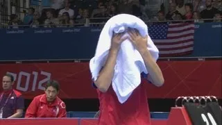 Table Tennis Women's Singles Second Round - DPR Korea v France Replay - London 2012 Olympic Games
