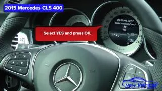 2015 Mercedes CLS 400 Oil Light Reset / Service Light Reset