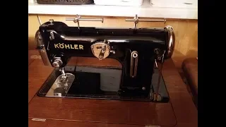 Швейная машинка Kohler 50 кл. - Видео обзор, профилактика