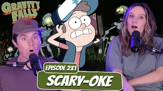 KARAOKE OF DEATH! | Gravity Falls Season 2 Newlyweds Reaction | Ep 2x1 "Scary-Oke"