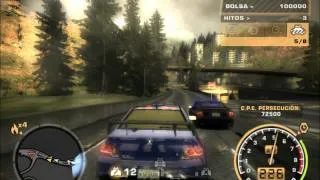 Persecucion con un Mitsubishi EVO VIII (NFSMW)