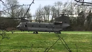 CHINOOK landing and take off