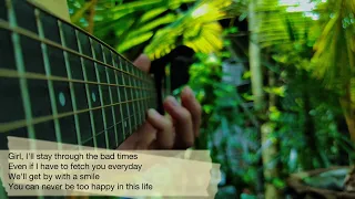 With a smile - Eraserheads acoustic cover, fingerstyle guitar, tabs tutorial chords, plucking guitar