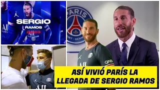 Así fue la llegada de SERGIO RAMOS al Paris Saint Germain. Sus primeras horas con el PSG | Ligue 1